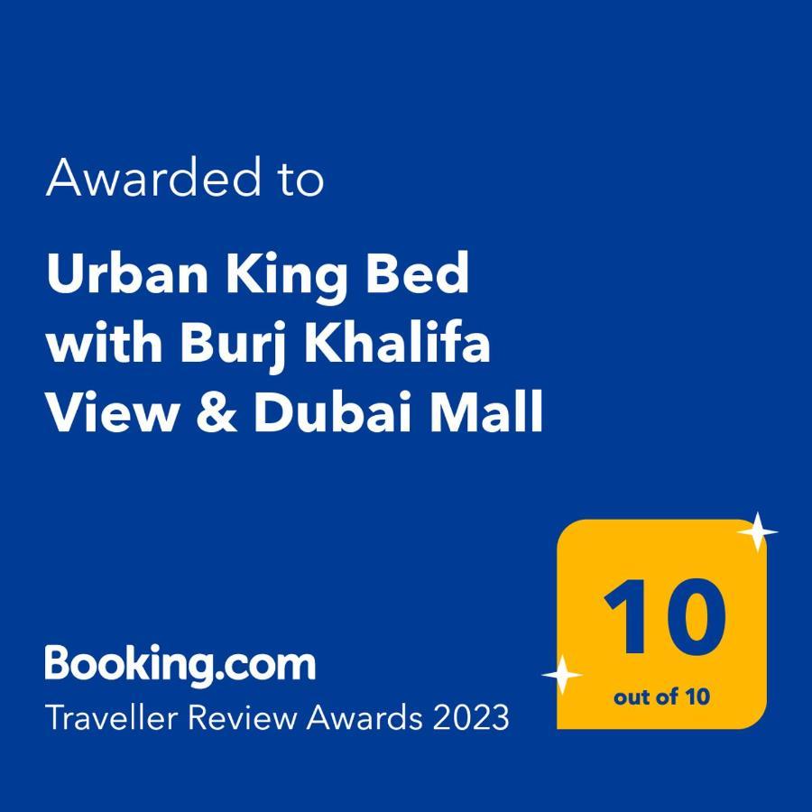 Urban King Bed With Burj Khalifa View & Dubai Mall Luaran gambar